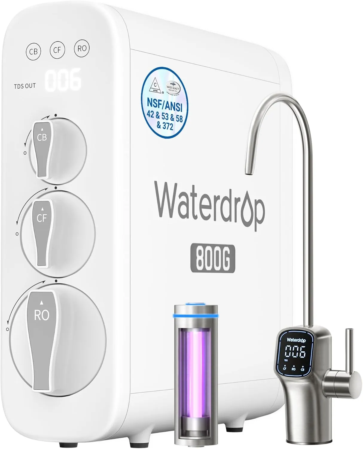 Waterdrop G3P800 Tankless RO